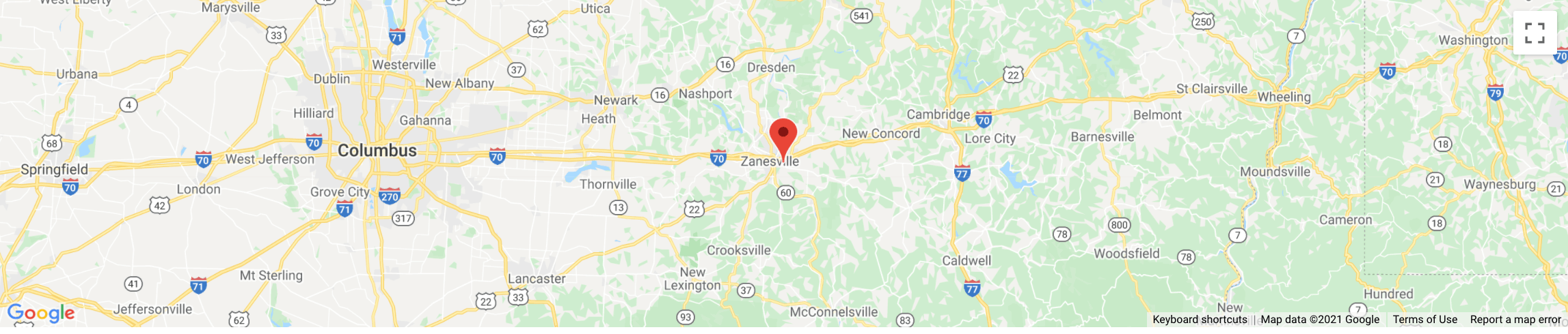 zanesville-east-map